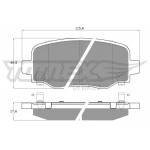 TOMEX Brakes Bremsbelagsatz, Scheibenbremse